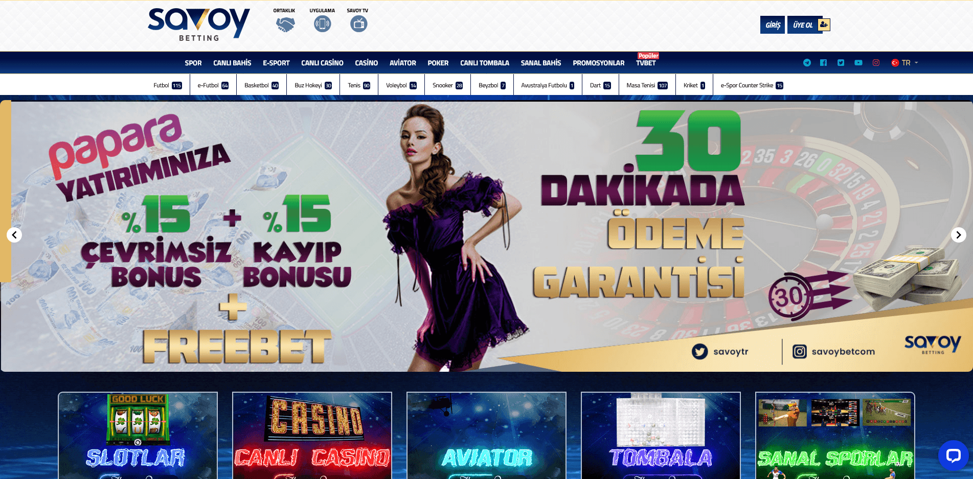 savoybetting-giris
